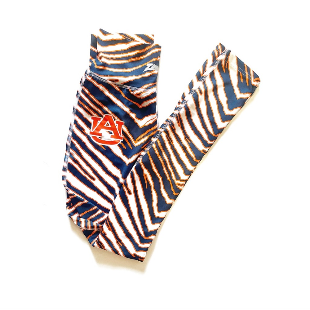 Auburn Tigers Zubaz Zebra Leggings in Multi, Sz XS
